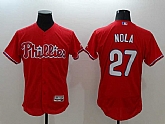 Philadelphia Phillies #27 Aaron Nola Red 2016 Flexbase Collection Stitched Jersey,baseball caps,new era cap wholesale,wholesale hats